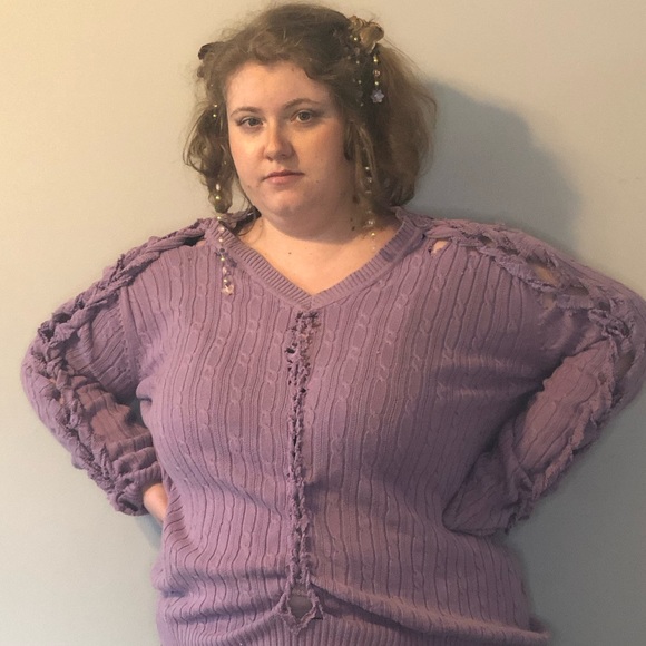 Purple Fairycore Custom Long Sleeve - Picture 4 of 8